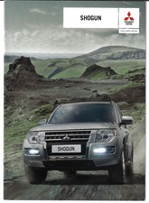 Mitsubishi Shogun 2016 UK Market Brochure 3.2 DI-D SWB, LWB & 4Work Pajero
