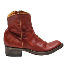OLD GRINGO Cowboy Boots Red Leather Womens UK 6.5