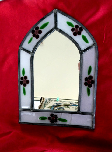Vintage leaded stained glass - stained,