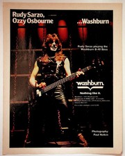 Washburn Rudy Sarzo Ozzy