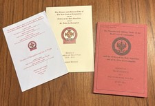 Masonic And Military Order Of The Red Cross Of Constantine - 3 Books