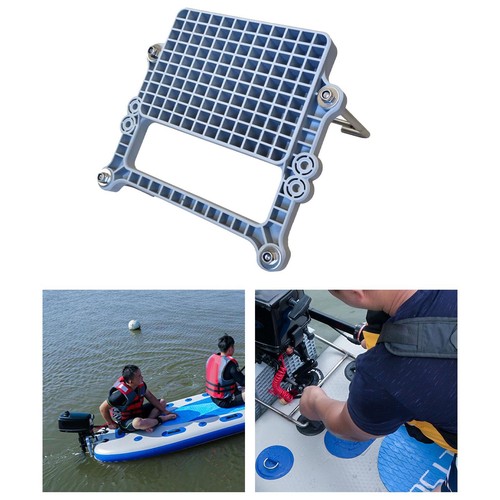 Boat motor mount racket - motor,