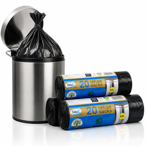100 packs extra strong - 50l, bin