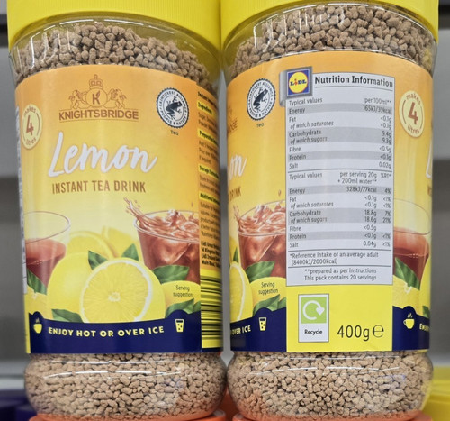 2x400g lemon flavour instant - 2x400g,