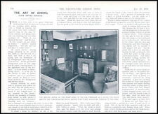 1930 ANTIQUE PRINT FURNITURE SERVING-HATCH IN THE HOME (06)