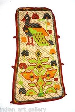Vintage Hand Embroidery Work Rare Kutch Heavy Bead Wall Hanging Décor. i17-20