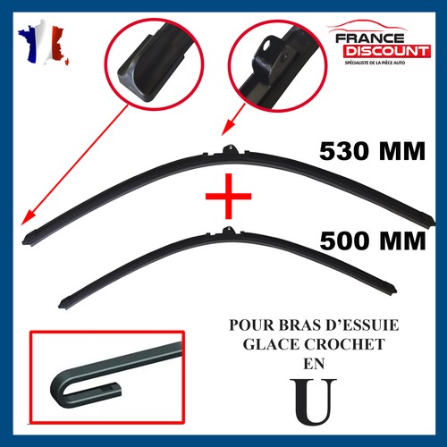 Flat windshield wipers front - flat,