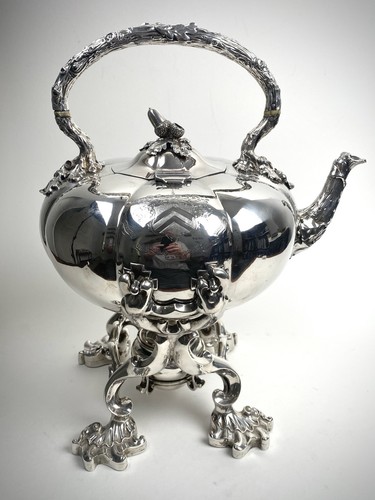 Magnificent rare solid - solid, silver