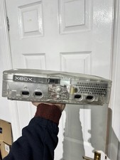 Xbox Original Crystal Console Only - Mint Condition
