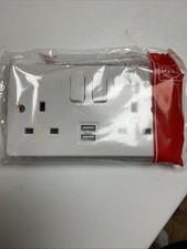 MK K2744WHI Twin Double 2-Gang