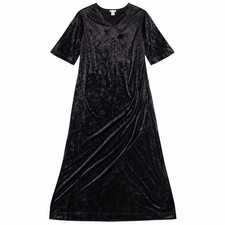 Cabernet Crushed Velvet Robe M
