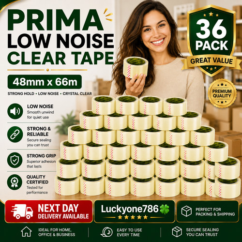 Prima clear packing tape - clear,