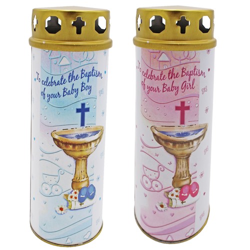 Baptism pillar candle and - baptism,