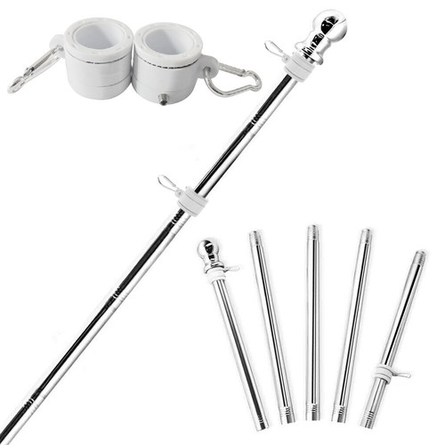 6ft stainless steel flag - 6ft,
