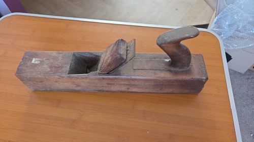 Old wooden hand plane - hand, wood