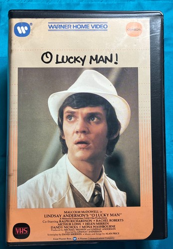 Lucky man vhs warner - vhs,
