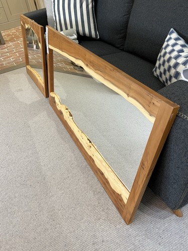 Wood framed wall - wall, mirror