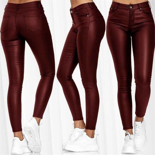 Women leather pants - women's,