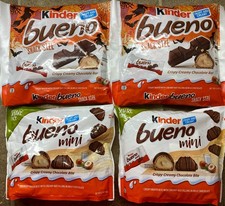 4 BAGS Kinder Bueno Snack Size