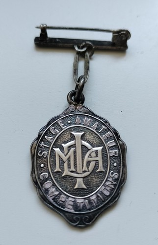 Sterling silver fob - i, m