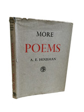More Poems, By A. E. Housman - 1936  1st. Edition
