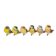 Garden Birds Clip on Set of 6