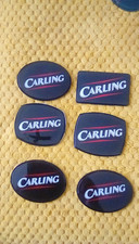  6  x  CARLING  BEER  PUMP