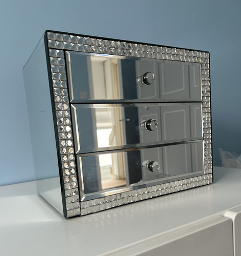 Glass jewellery box julien - glass,