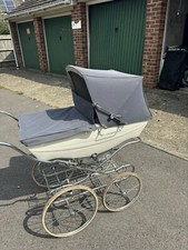 Vintage Sliver Crosser Pram
