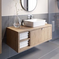 Wood bathroom furniture vanity - wood,