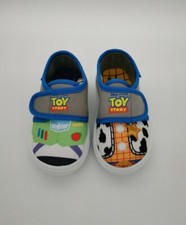 Disney Pixar Toy Story Grey Canvas Pumps summer shoes UK 6 7 8 9 infants