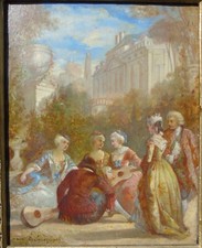 18th/19th Century Oil on Board