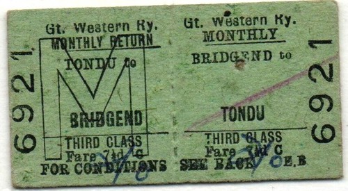 Great western railway - railway, ticket