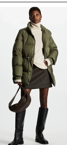 Cos drawstring waist puffer - cos,