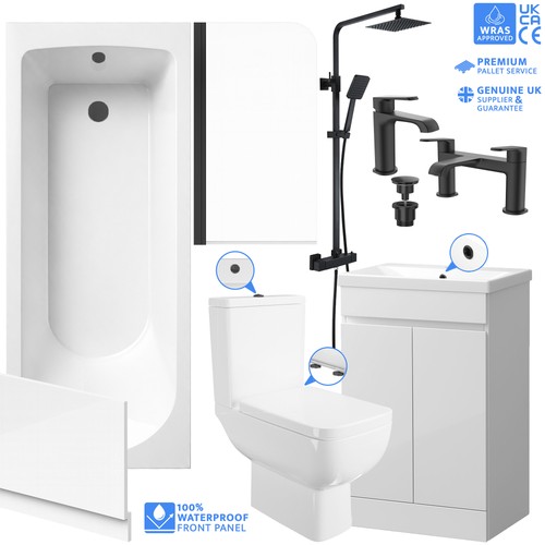 1700 bathroom suite - suite, bath