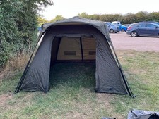 Solar Tackle SP Quick-Up Shelter Green MKII + Heavy Duty Groundsheet Used Once