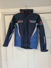 Suzuki Crescent GSXR Jacket Child Age 5/6 Blue Motorcycle Official Merchandise