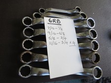 BRITOOL 6RB SERIES AF IMPERIAL RING SPANNER JOB LOT