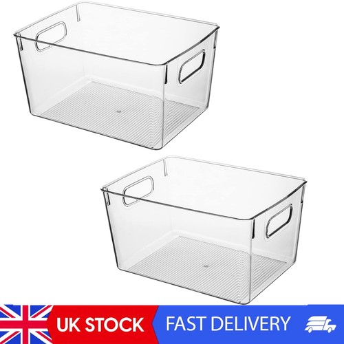 Clear plastic storage bins for - clear,
