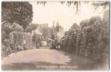 Berkeley Castle Gloucestershire Bowing Green - Sepia Postcard M23