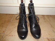 Ariat Heritage lll Lace Paddock Boots size UK 8M black paddock jodphur leather