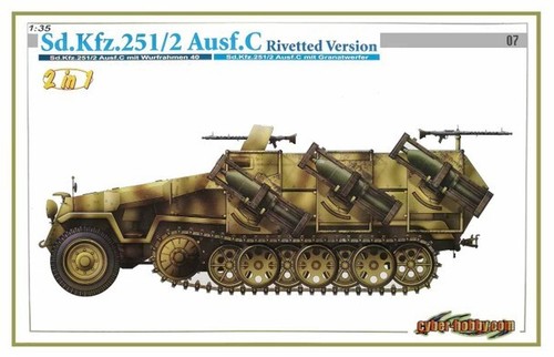 Kfz 251 ausf c rivetted - ausf.,