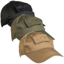 Mil-Tec Tactical Mesh Baseball Cap One-Size Military Army Airsoft Fishing Hiking