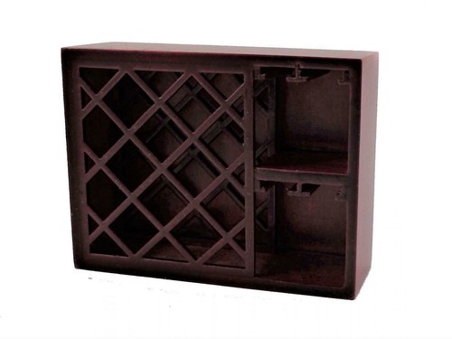 Dolls house mahogany - house, wine
