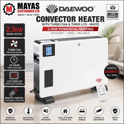 Daewoo convector heater with - daewoo,