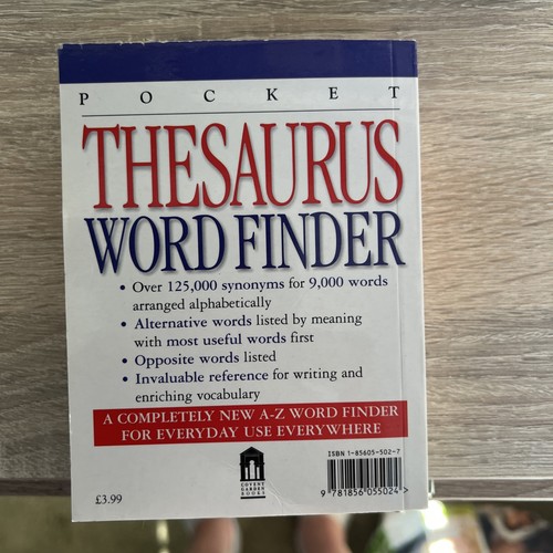 Thesaurus word finder n - thesaurus,