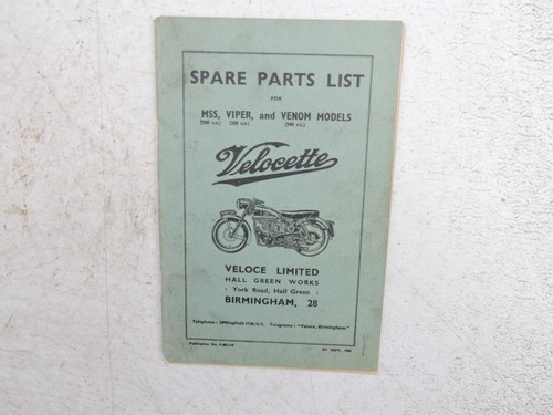 1956 velocette 350 500 mss - 350,