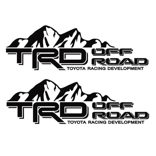 Trd off road decal - off,