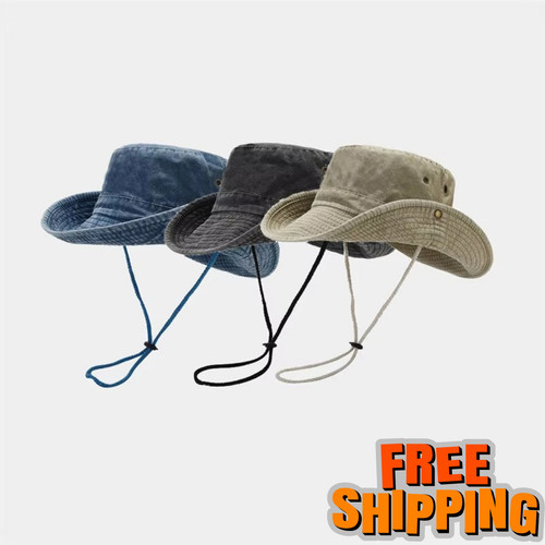 Unisex cotton bucket hat sun - cotton,