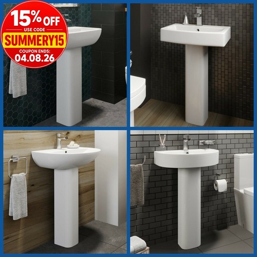 Freestanding bathroom pedestal - freestanding,